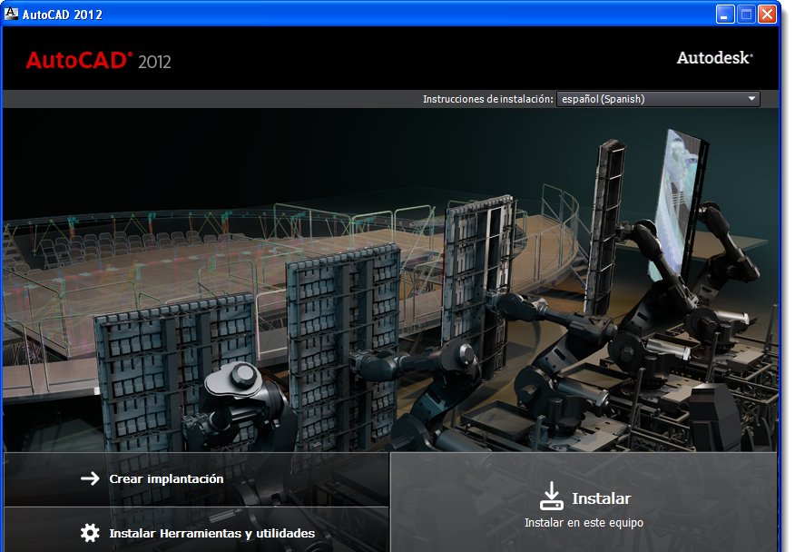 Autodesk AutoCAD 2012 Español [32 Bits & 64 Bits]